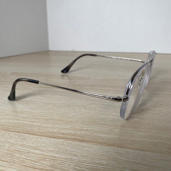 Ray-Ban RB6589 2501 Silver Pilot Eyeglasses Metal Frame 56-15-140 Excellent Cond - Picture 4 of 8